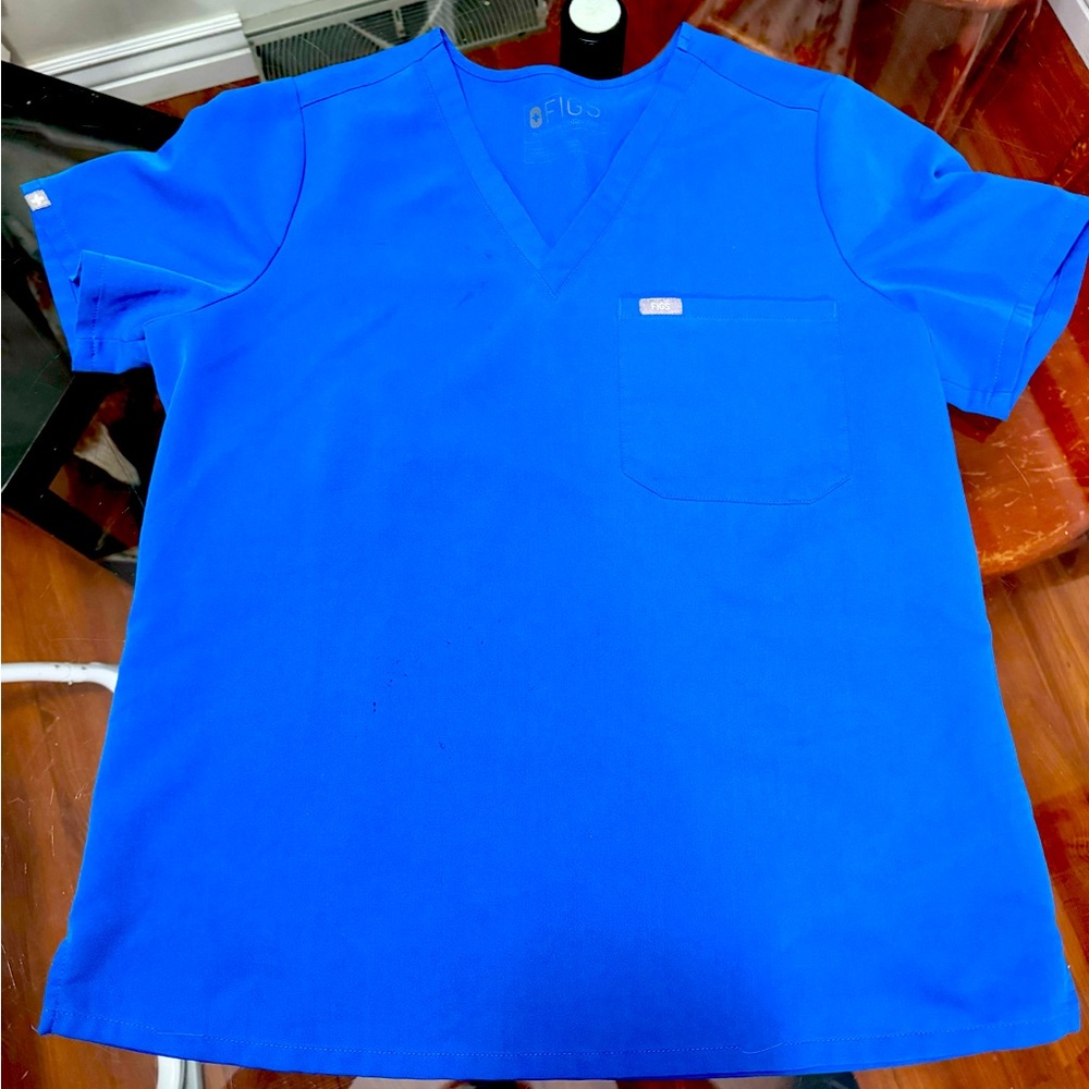 Figs Technical Collection size Large Blue Scrub Top
